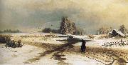 unknow artist The Thaw china oil painting artist